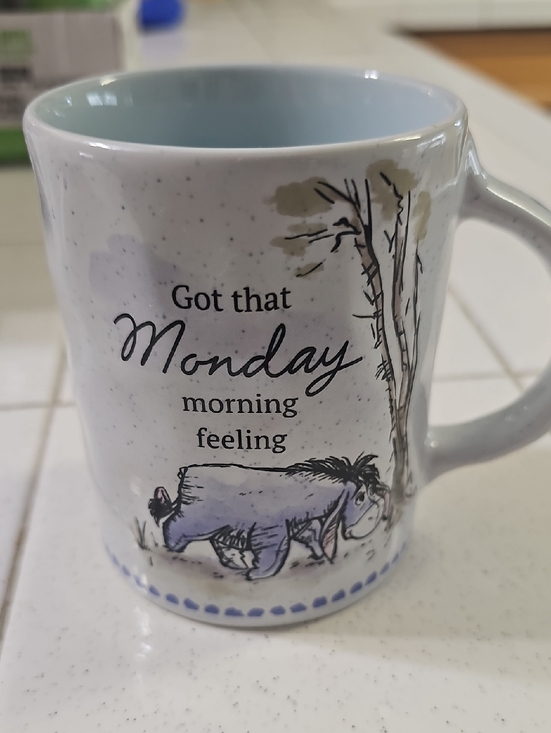 Disney Other - Disney Eeyore 'Got That Monday Morning Feeling' Ceramic Mug